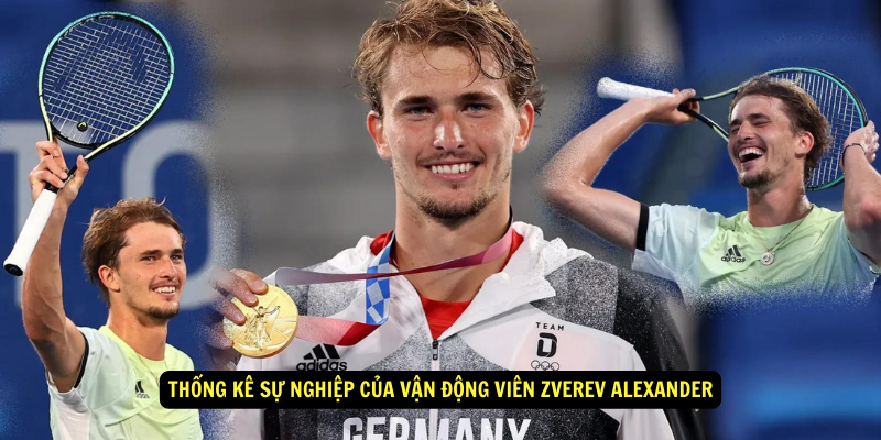 Thong ke su nghiep cua Van Dong Vien Zverev Alexander