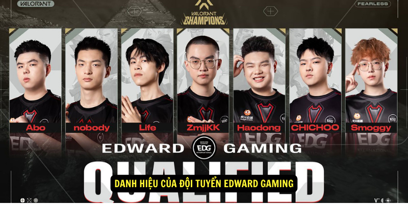 Danh hieu cua Doi tuyen Edward Gaming